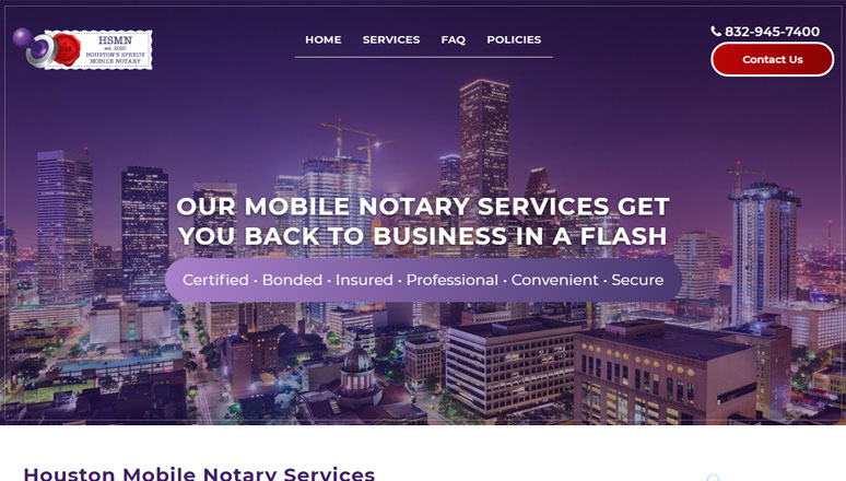 Houston Mobile Notary Services